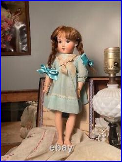 Antique Armand Marseille Doll on Rare Flapper BodyBeautiful Face Mint