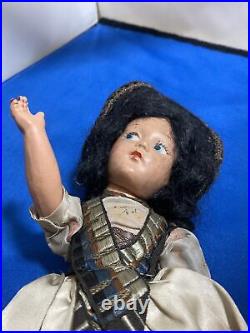 Antique Articulated Model Doll Fully Dressed She's Beautiful, Rare Estate Find