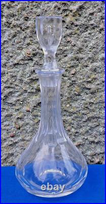 Antique Baccarat// Crystal Miniature Carafe, Super RARE Per CS 15cm tall a1830