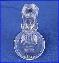 Antique Baccarat// Crystal Miniature Carafe, Super RARE Per CS 15cm tall a1830