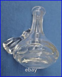 Antique Baccarat// Crystal Miniature Carafe, Super RARE Per CS 15cm tall a1830