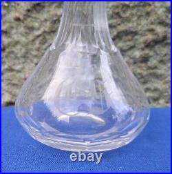 Antique Baccarat// Crystal Miniature Carafe, Super RARE Per CS 15cm tall a1830