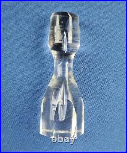 Antique Baccarat// Crystal Miniature Carafe, Super RARE Per CS 15cm tall a1830