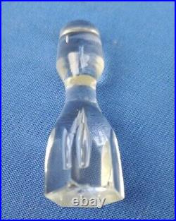 Antique Baccarat// Crystal Miniature Carafe, Super RARE Per CS 15cm tall a1830