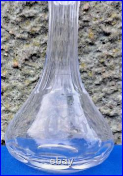 Antique Baccarat Crystal Miniature Carafe, Super RARE Personal CS 15cm tall a1830
