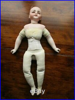 Antique Beautiful Closed Mouth Very Rare Early Simon Halbig 719 Doll 28cm