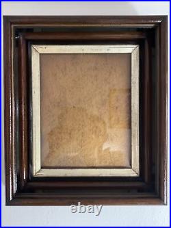 Antique Beautiful Rare? 3 D Deep Wooden Oak Picture Frame 14x12 Wall Hanging