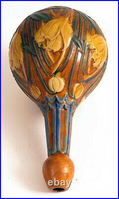 Antique Floral Roseville Weller Experimental Vase Large Beautiful Stunning Rare