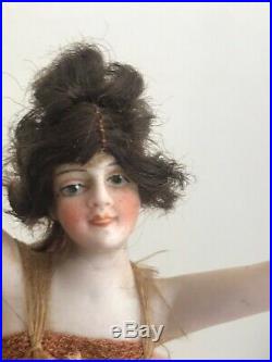 Antique German Galluba & Hoffman Bisque Bathing Beauty Figurine! VERY RARE