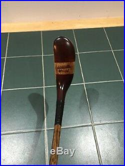 Antique Hickory Golf Club Rare Wooden Head Long Face Putter Beautiful Play Club