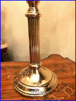 Antique RARE Beautiful Bronze Beautiful Oil Kerosene Lamp