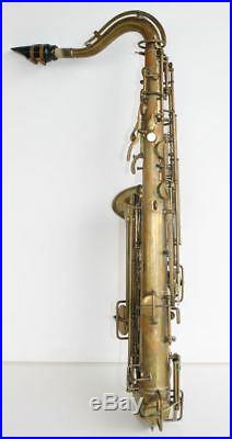 Antique ROYAL ARTIST Bruno NY Saxophone & Case. C Melody BEAUTIFUL & RARE