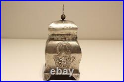 Antique Rare Beautiful Hand Made And Hand Carved Ottoman Islamic Box With Seal