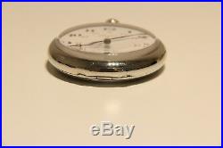 Antique Rare Swiss Men's Pocket Watch Longineswith Beautiful Relief Back Cover