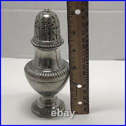 Antique Rare Tin Shaker Etain France about 1900-1920 Beautiful Detailed Piece