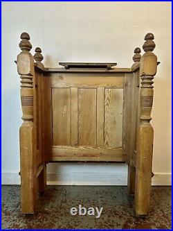 Antique Rostrum Church Stand. C1880 Rare & Beautiful Victorian Pitch Pine
