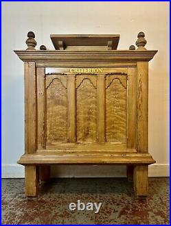 Antique Rostrum Church Stand. C1880 Rare & Beautiful Victorian Pitch Pine