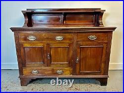 Antique Sideboard. Victorian Mahogany C1880 Rare & Beautiful 140 Years Old