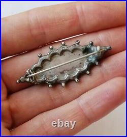 Antique Victorian Bicycle Brooch Sterling Silver Hallmarked Rare Unusual Bike