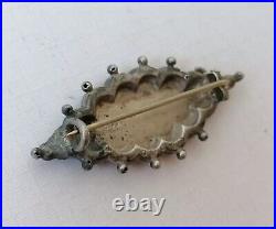 Antique Victorian Bicycle Brooch Sterling Silver Hallmarked Rare Unusual Bike