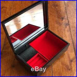 Antique lacquerware jewelry box Japan retro popular rare beautiful EMS F/S