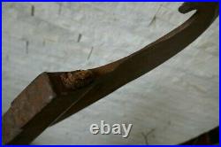 Antique old great beautiful ax, rare design, axe, hatchet, handforged, 18Cen