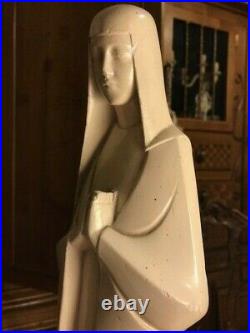 Art Deco Virgin Mary Statue, Beautiful, Unique, Rare/ 21