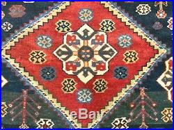 Auth Antique Nomadic Tribal Rug Rare PERFECT Organic 5x8 Collectors Beauty NR