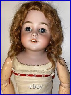 BEAUTIFUL RARE Antique Simon & Halbig Santa Mold 1250 Redhead Bisque Doll 25