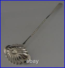 BEAUTIFUL RARE FRENCH STERLING SILVER PUNCH LADLE c1870 ANTIQUE CHRISTOFLE 86g