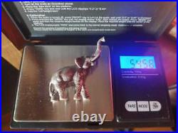BEAUTIFUL Silver elephant. Stamp of 84 silver. RARE interesting item