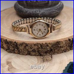 Beautiful 9ct gold record rare antique winding Watch 375 vintage