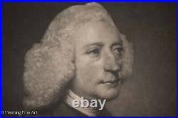 Beautiful Antique 18th Century Mezzotint John Armstrong by Edward Fisher, Rare