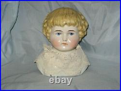 Beautiful Antique Large Rare China Doll Head Germany Circa 1880