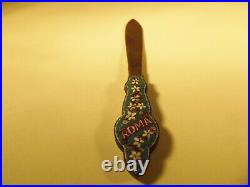 Beautiful Antique Rare Italian Micro Mosaic Floral Letter Opener/Page Marker