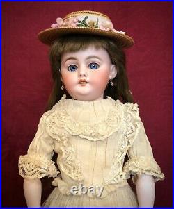 Beautiful Antique Simon & Halbig Bisque Doll RARE Pull String Flirty Eyes