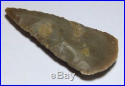Beautiful Kent Uk Found Rare Large Neolithic Flint Spear Head Or Knife Blade