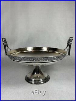Beautiful LARGE Gorham Sterling Compote/Tazza/Bowl Prob Medallion 1868 RARE