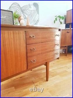 Beautiful Midcentury Retro Danish Style 1960s Sideboard By Castle (Rare)