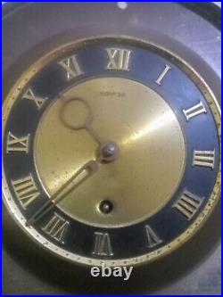 Beautiful RARE Antique Aristocrat Co German 8 Day Large Wind-up Brass Wall CLOCK