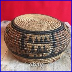 Beautiful RARE Native American ANTIQUE APACHE MISSION Basket