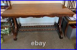 Beautiful Rare Antique Victorian Rosewood Console Table
