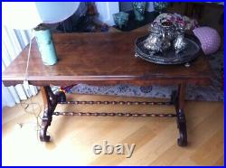 Beautiful Rare Antique Victorian Rosewood Console Table