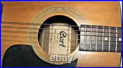 Beautiful Rare Antique Vintage Acoustic Guitar Cort 1960's Working plays