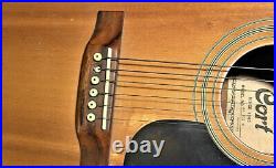 Beautiful Rare Antique Vintage Acoustic Guitar Cort 1960's Working plays