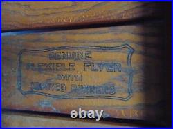 Beautiful Rare Antiques Flexible Flyer Sled No. 3F S. L. A. & Co. Inc. Phila PA
