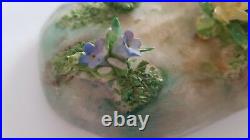 Beautiful, Rare Crown Staffordshire double Budgie Budgerigar By J T Jones. No1