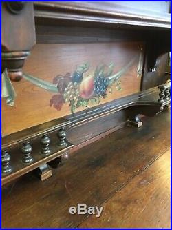 Beautiful Rare French Antique Cupboard Dresser19th Century Some Painted Panels