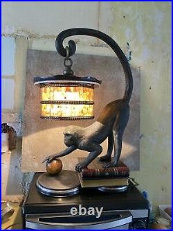 Beautiful Rare Maitland Smith Bronze Lamp