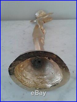 Beautiful Rare PIERRE CASENOVE FONDICA Gilt Bronze Candlestick France